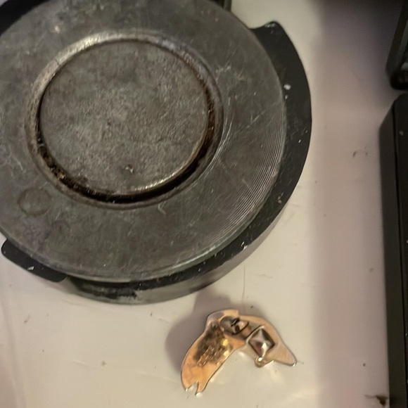 Vintage 1940s Art Deco Swank gold plated salmon fish sea toggle back cuff links - Picture 11 of 12